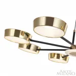 Подвесная люстра Arte Milano Ferrara-71079 271079/8 BK/GD
