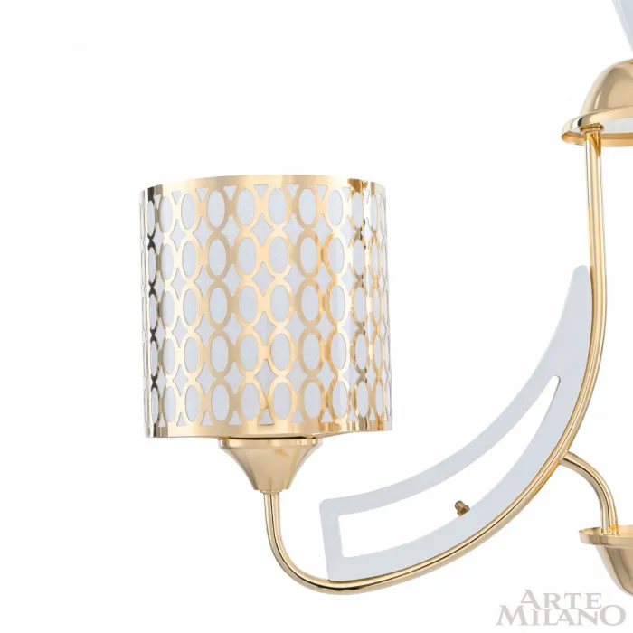 Люстра подвесная Arte Milano Florentia-3387 303387/3 Wh/Gd от ImperiumLoft