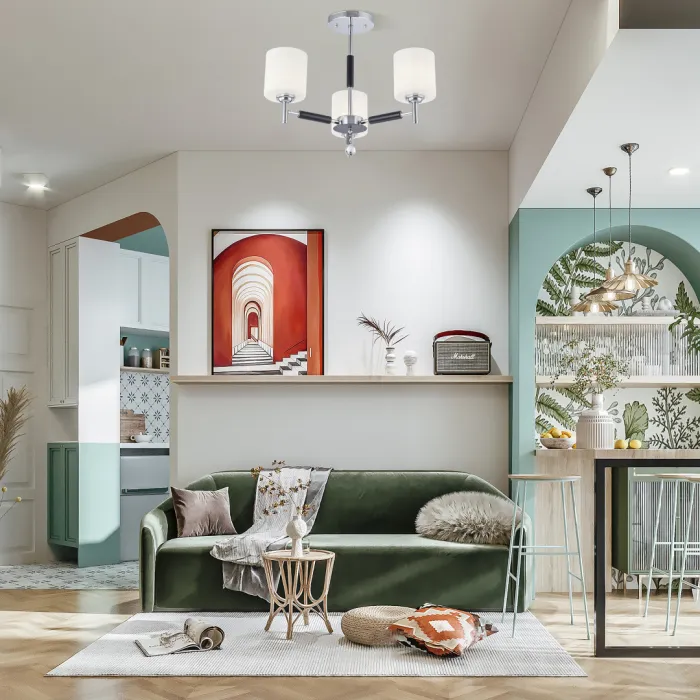 Люстра потолочная Arte Milano Napoli-2220 332220/3 CR от ImperiumLoft