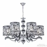 Люстра подвесная Arte Milano Florentia-4957 304957/6 Bk/Ni от ImperiumLoft