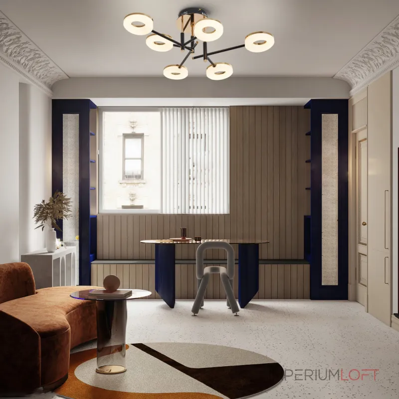 Светильник светодиодный Arte Milano Ferrara-72999 272999/6 BK/GD