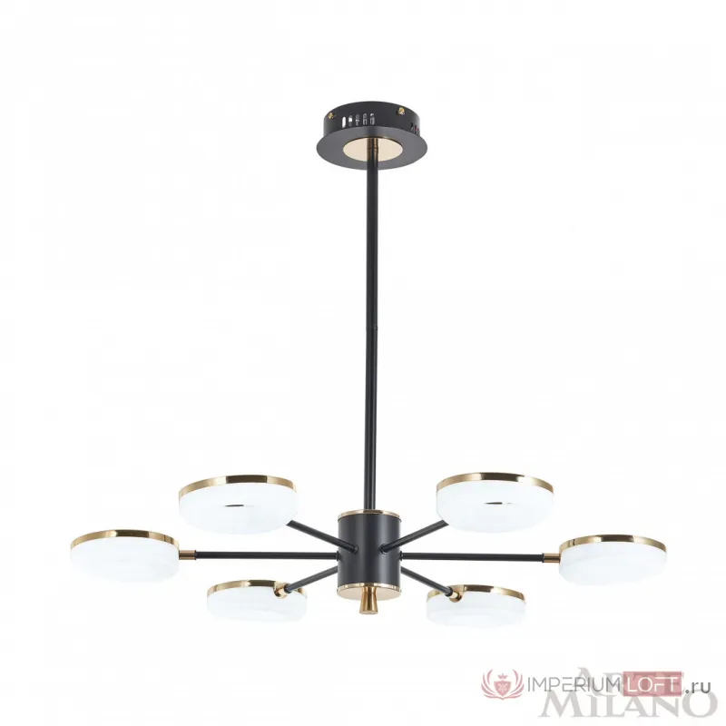 Люстра светодиодная Arte Milano Ferrara-72999 277499/6 BK/GD от ImperiumLoft