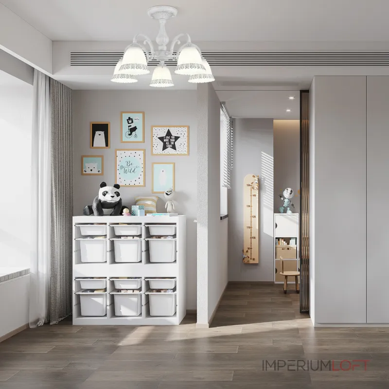 Потолочная люстра Arte Milano AM347410 347410/5 WT+SL