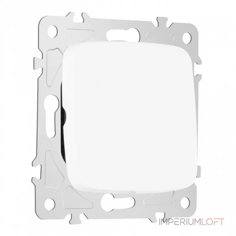 Переключатель одноклавишный перекрёстный, 10AX 250V 205.34-1.white от ImperiumLoft