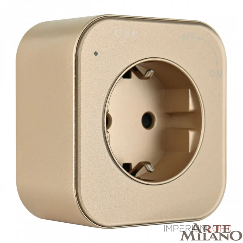 Трековая розетка, 16A 250V 380022TS/ES Gold от ImperiumLoft