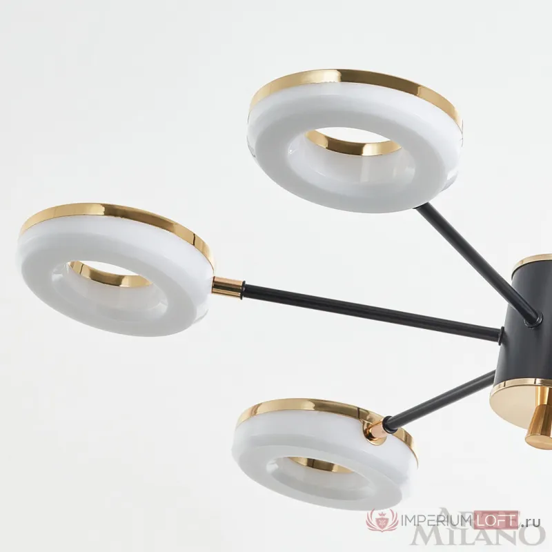 Люстра светодиодная Arte Milano Ferrara-72999 277499/6 BK/GD от ImperiumLoft
