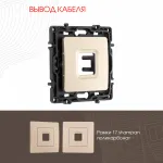 Вывод кабеля 217.49-1.shampan от ImperiumLoft