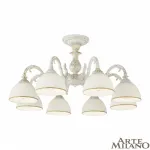 Потолочная люстра Arte Milano AM346410 346410/8 WT+G
