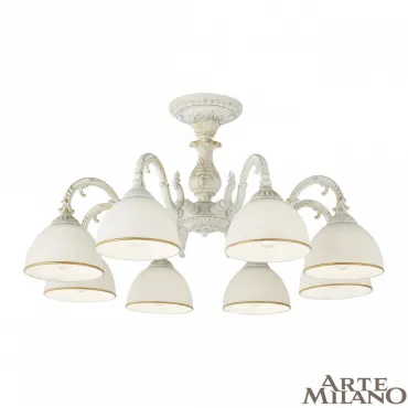Потолочная люстра Arte Milano AM346410 346410/8 WT+G