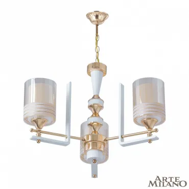 Подвесная люстра Arte Milano Florentia-6087 306087/3 Wh/Gd