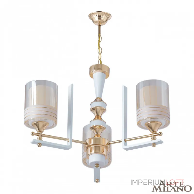 Подвесная люстра Arte Milano Florentia-6087 306087/3 Wh/Gd