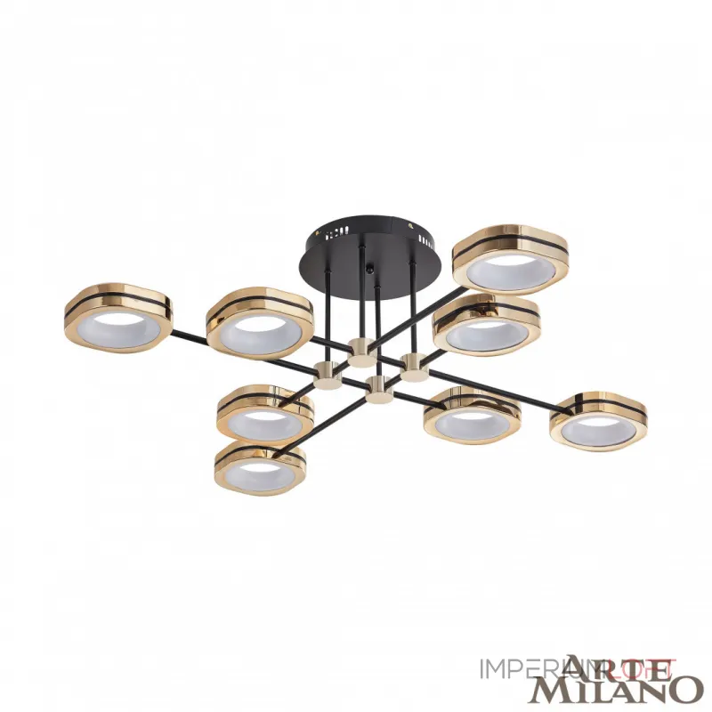 Светильник светодиодный Arte Milano Ferrara-71040 277999/8 BK/GD Светильник светодиодный Arte Milano Ferrara-71040 277999/8 BK/GD