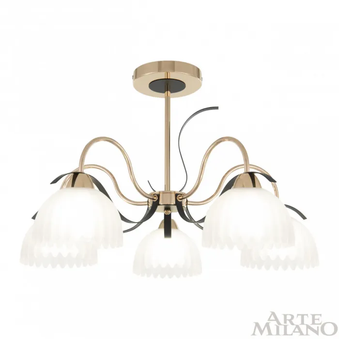 Люстра Arte Milano Napoli-327306 327306/5 FG+BK от ImperiumLoft