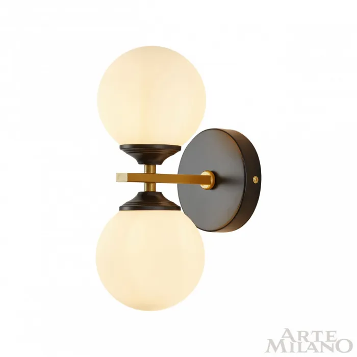 Бра Arte Milano Neapolis-71580 271580/2B BK/GD от ImperiumLoft