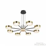Подвесная люстра Arte Milano Ferrara-71079 271079/8 BK/GD