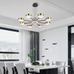 Подвесная люстра Arte Milano Ferrara-71079 271079/8 BK/GD
