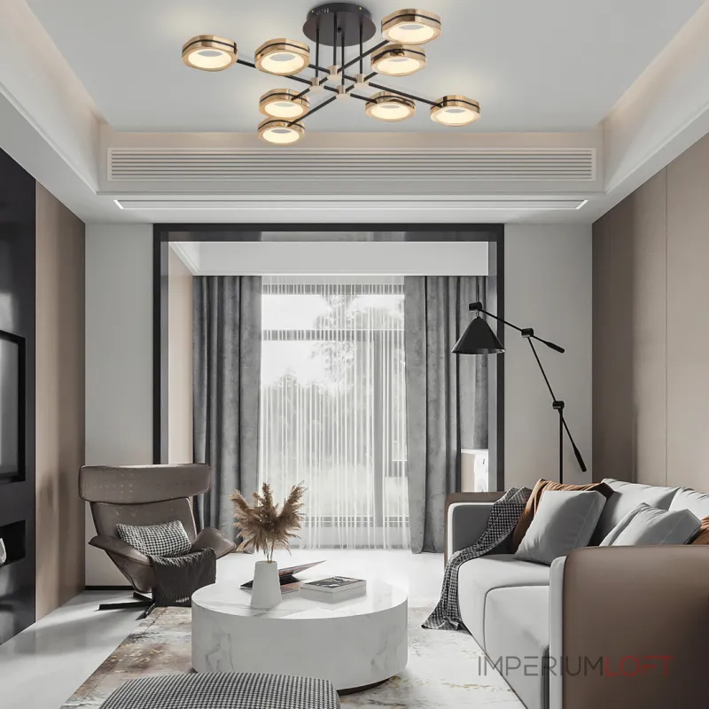 Светильник светодиодный Arte Milano Ferrara-71040 277999/8 BK/GD Светильник светодиодный Arte Milano Ferrara-71040 277999/8 BK/GD