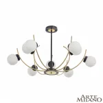 Люстра на штанге Arte Milano Neapolis-76169 276169/9 BK/GD