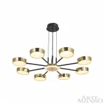 Подвесная люстра Arte Milano Ferrara-71079 271079/8 BK/GD