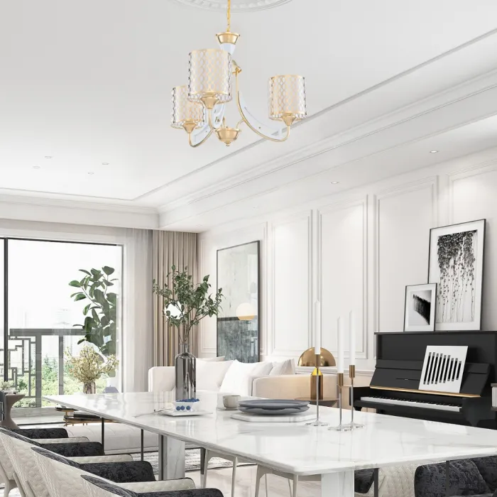 Люстра подвесная Arte Milano Florentia-3387 303387/3 Wh/Gd от ImperiumLoft