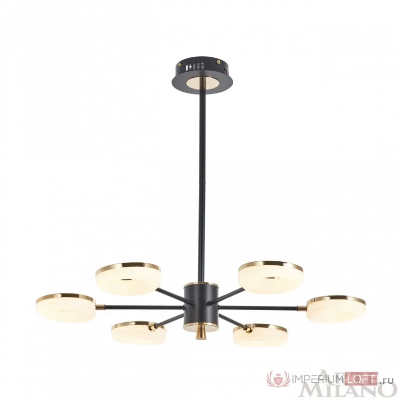 Люстра светодиодная Arte Milano Ferrara-72999 277499/6 BK/GD от ImperiumLoft