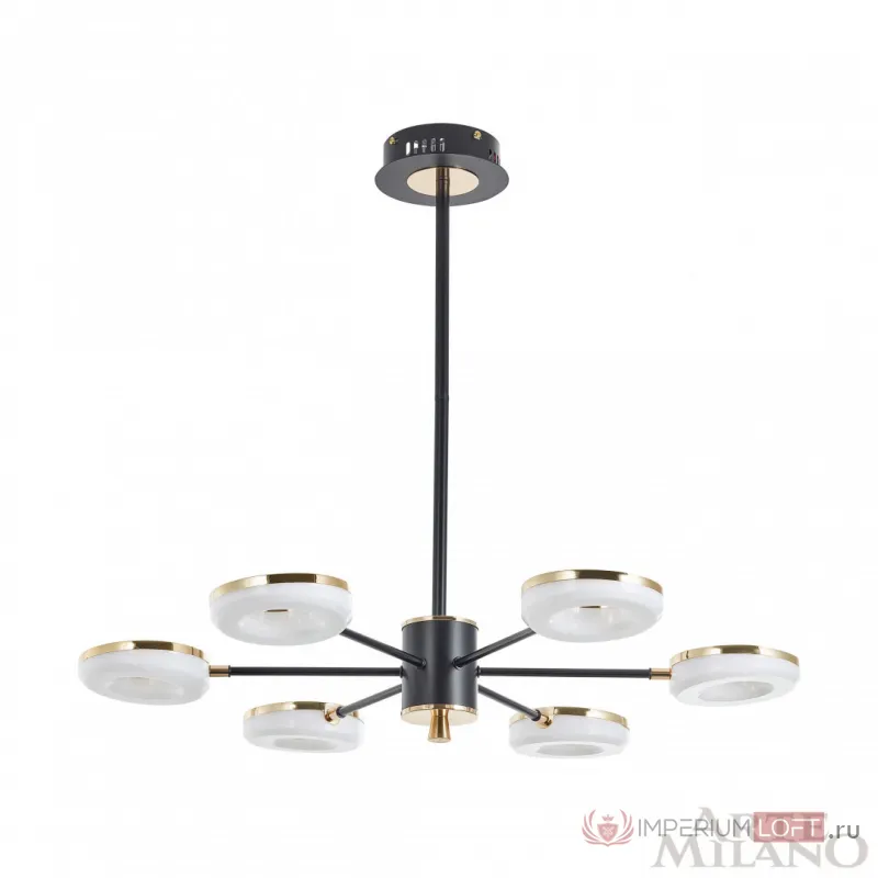 Люстра светодиодная Arte Milano Ferrara-72999 277499/6 BK/GD от ImperiumLoft