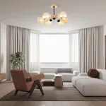 Потолочная люстра Arte Milano Napoli-329007 329007/3+3 GD.BK