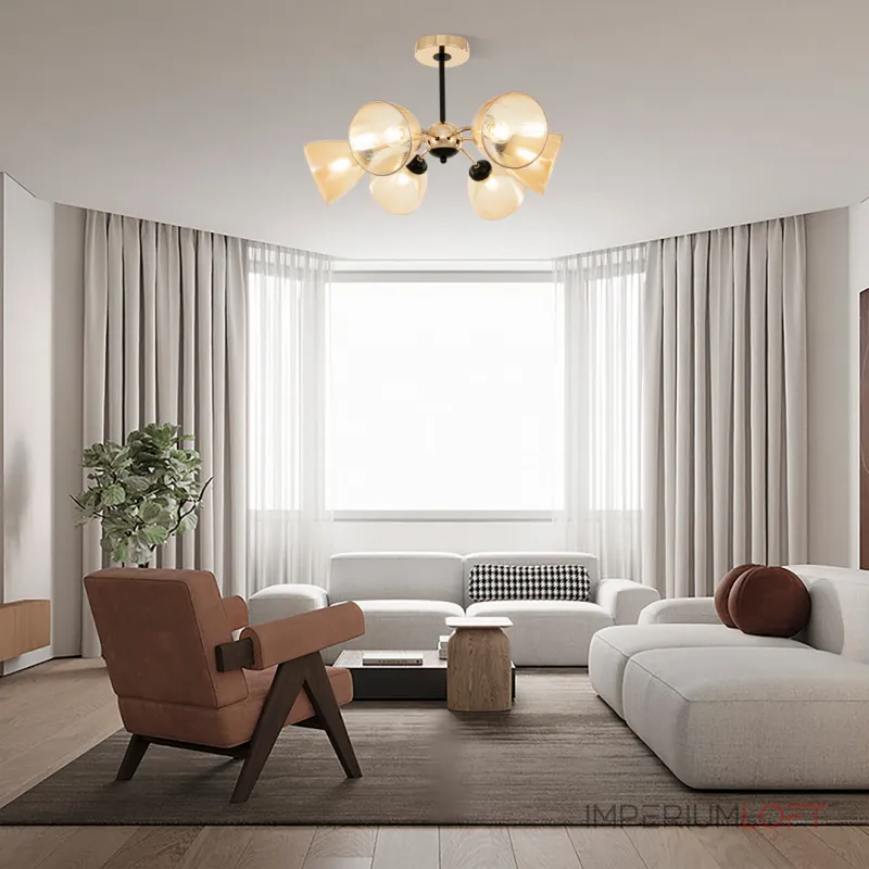 Потолочная люстра Arte Milano Napoli-329007 329007/3+3 GD.BK