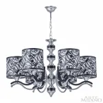 Люстра подвесная Arte Milano Florentia-4957 304957/6 Bk/Ni от ImperiumLoft