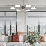 Люстра на штанге Arte Milano Ferrara-72999 277499/6 BK/GD
