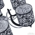 Люстра подвесная Arte Milano Florentia-4957 304957/6 Bk/Ni от ImperiumLoft