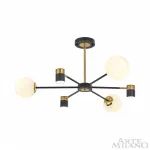 Люстра светодиодная Arte Milano Ferrara-71040 274802/6 BK/GD от ImperiumLoft