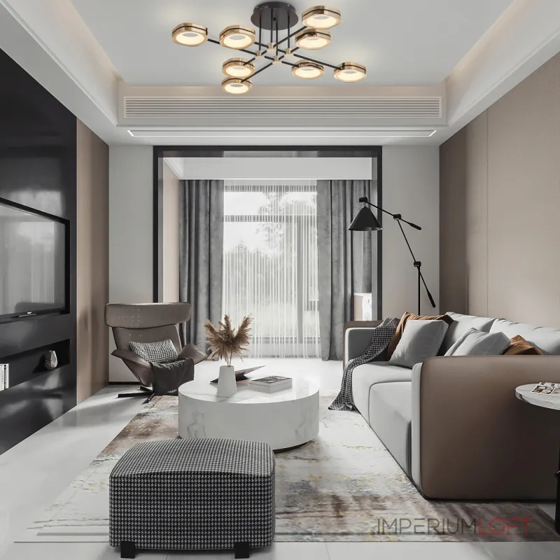 Светильник светодиодный Arte Milano Ferrara-71040 277999/8 BK/GD Светильник светодиодный Arte Milano Ferrara-71040 277999/8 BK/GD