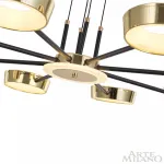 Подвесная люстра Arte Milano Ferrara-71079 271079/8 BK/GD