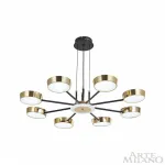 Подвесная люстра Arte Milano Ferrara-71079 271079/8 BK/GD