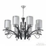 Подвесная люстра Arte Milano Florentia-9167 309167/8 Bk/Ni
