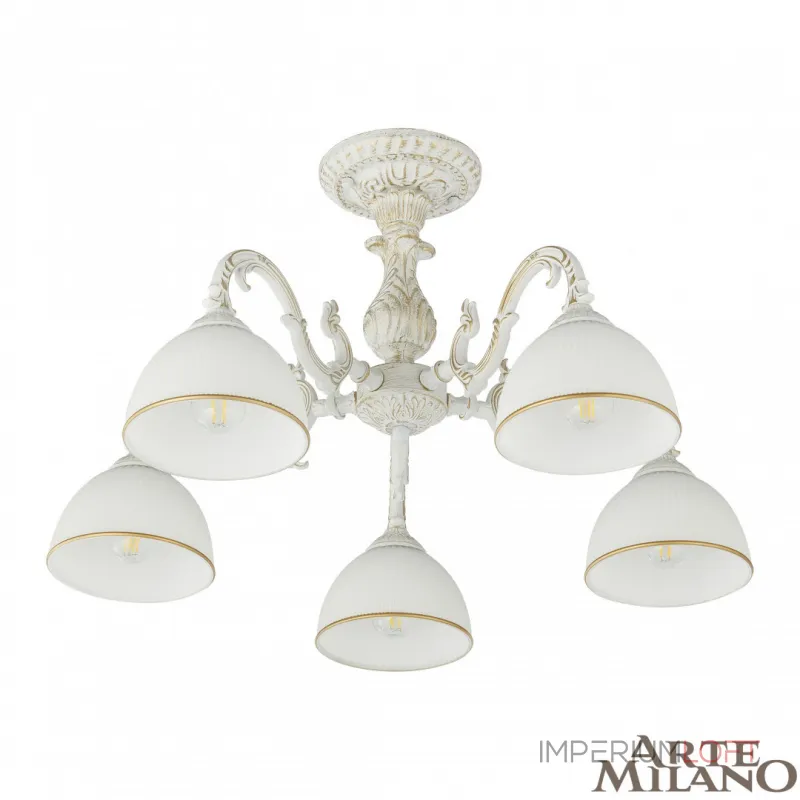 Потолочная люстра Arte Milano AM346410 346410/5 WT+G