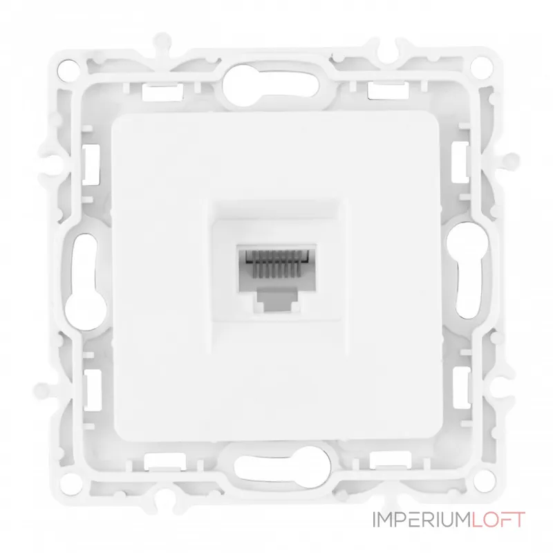 Розетка интернет, RJ45 217.45-1.white