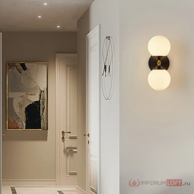 Бра Arte Milano Neapolis-71580 271580/2B BK/GD от ImperiumLoft