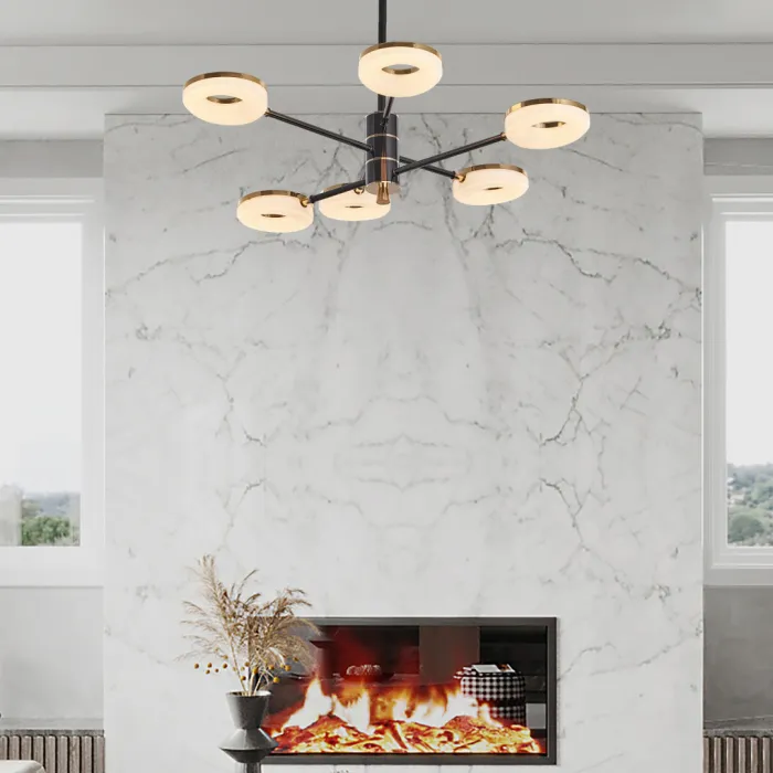 Люстра светодиодная Arte Milano Ferrara-72999 276699/6 BK/GD от ImperiumLoft