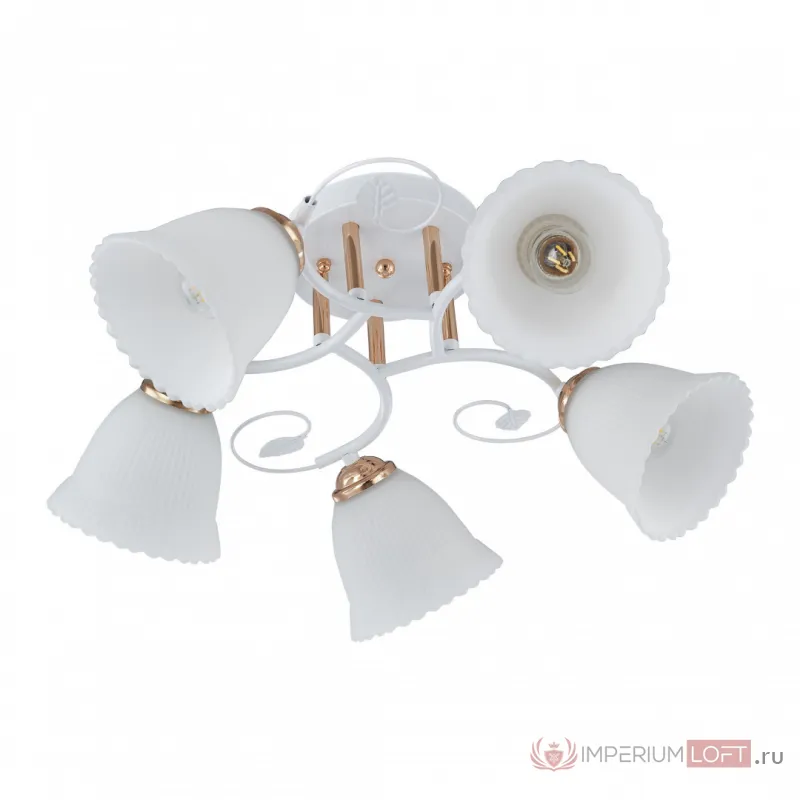 Люстра Arte Milano AMALFI-325395 325395/5A WH+FG от ImperiumLoft