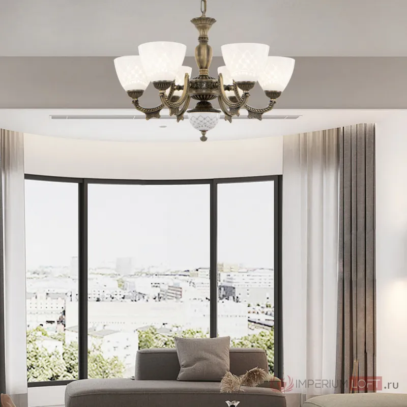 Люстра Arte Milano AM343837 343837/6 AB от ImperiumLoft