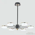 Люстра на штанге Arte Milano Ferrara-72999 277499/6 BK/GD