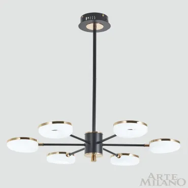 Люстра светодиодная Arte Milano Ferrara-72999 277499/6 BK/GD от ImperiumLoft