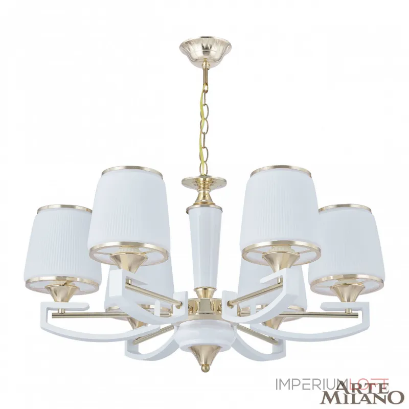 Подвесная люстра Arte Milano Florentia-2457 302457/6 Wh/Gd