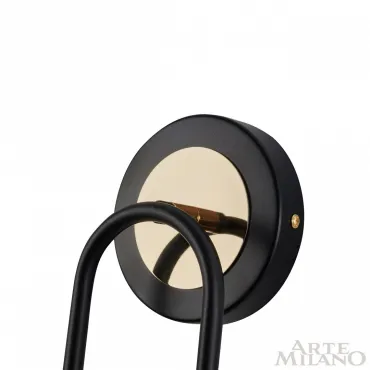 Бра светодиодный Arte Milano Ferrara-72069 279169/2B BK/GD от ImperiumLoft