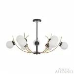 Люстра на штанге Arte Milano Neapolis-76169 276169/9 BK/GD