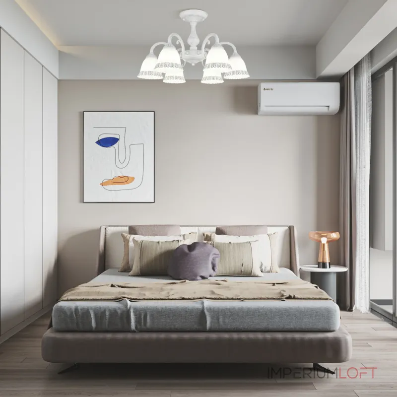 Потолочная люстра Arte Milano AM347410 347410/6 WT+SL