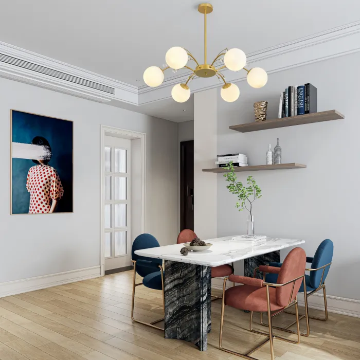 Люстра Arte Milano Neapolis-71069 273802/6 GD от ImperiumLoft