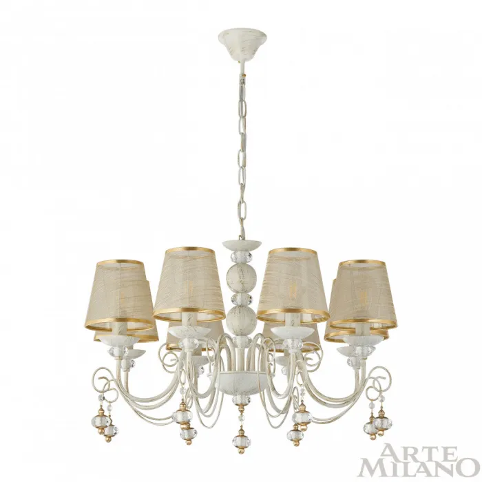 Люстра Arte Milano AM347620 347620/8 WT+G от ImperiumLoft